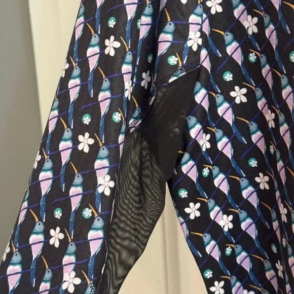 Callaway Womens Swing TechSun Protection Pullover Hummingbird Print Large - Picture 5 of 10